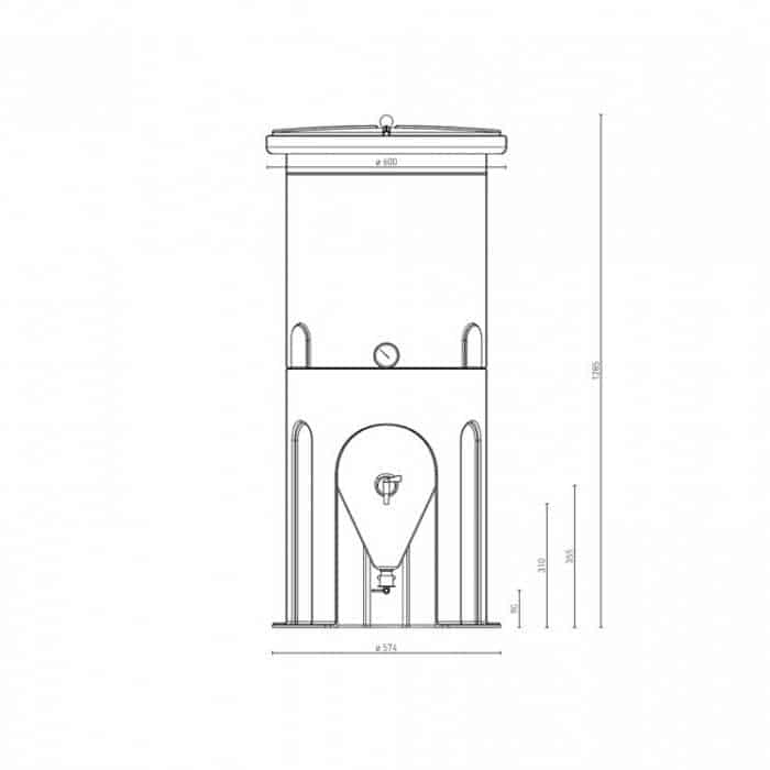 مخزنتخمیВCCT-120N-PE-120لیتВ-02