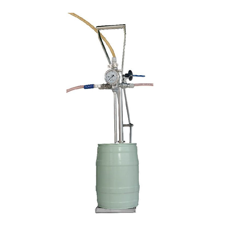 K5F-02: ایستگاه پر کردن ضد فشار دستی برای کاسه های 5 لیتری (مهمانی/کتری) و بطری K5F 02 001 - K5F-02 : Manual counter pressure filling station for 5L kegs (party/mini kegs) and bottles - hba, hfp, mbf, hkf