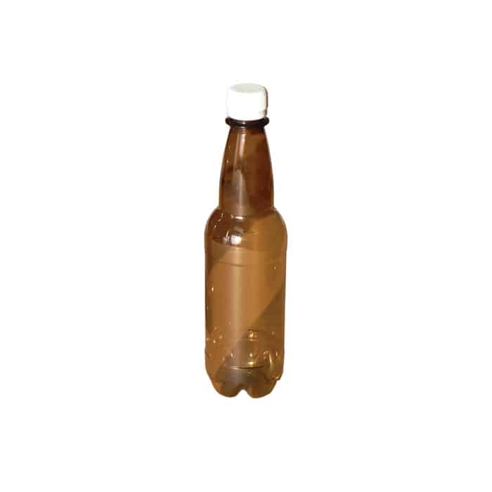 PB100X05BR: 100ks PET lahve hnědé 0.5 l