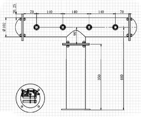BDT-CT4V-димензии BDT-CT4V——димензии