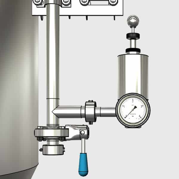 CCTM-1000A2 Modular cylindrically-conical fermentation tank 1000/1276 L CCTM A1 009 600x600 - CCTM-1000A2模块化圆柱形发酵罐1000/1276 L - A2,A2Sets