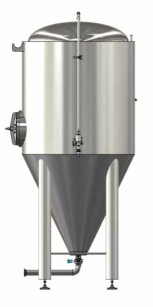 CCTM-1000A2 Modular cylindrically-conical fermentation tank 1000/1276 L CCTM A2 002 1000X500 - CCTM-1000A2模块化圆柱形发酵罐1000/1276 L - A2,A2Sets