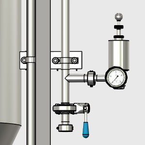 CCTM-600B1 Modular cylindrically-conical fermentation tank 600/654 L CCTM B2 010 300X300 - CCTM-600B1模块化圆柱形发酵罐600/654 L - B1,B1Sets