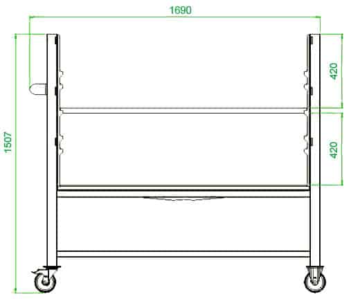 BTPCH-360 Karroca shishe për PCH-360 pastrues PBA 100 IZBehtë - KarrocìShishejeBTPCH-360Përpastizuesinpch-360 - f