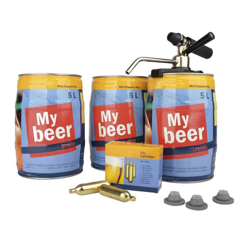 KEG-5LA-PSK : Mini keg starter-kit with the Party Star Deluxe CO2 dispenser keg - 5la - psk:迷你桶启动套件与派对明星豪华二氧化碳分配器
