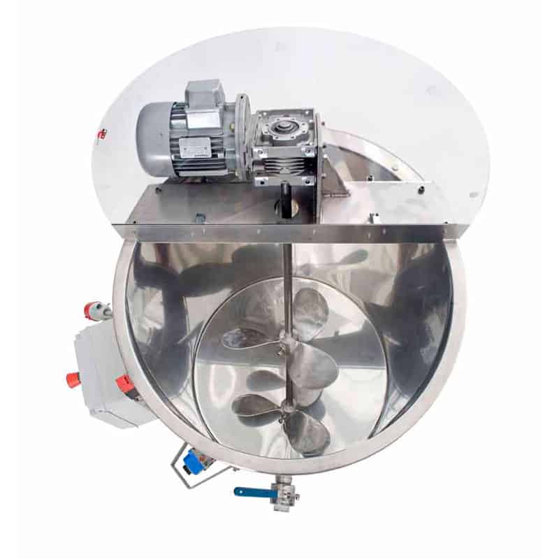 HMHT-600 Mixing homogenizing tank for 600 kg of honey HMHT 1000 02 - HMHT-600用于600公斤蜂蜜的混合均质罐