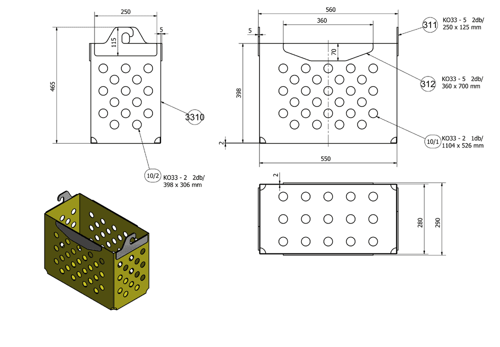 PBA-400mg浴山山盒 - 瓶箱