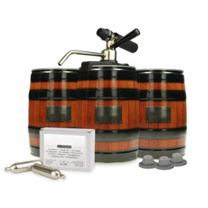 keg - 5la - psk:迷你桶启动套件与派对明星豪华二氧化碳分配器