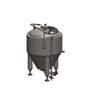 CCT-150C fermentii cilindrik-konik CLASSIC罐，i izoluar, 150 / 180L